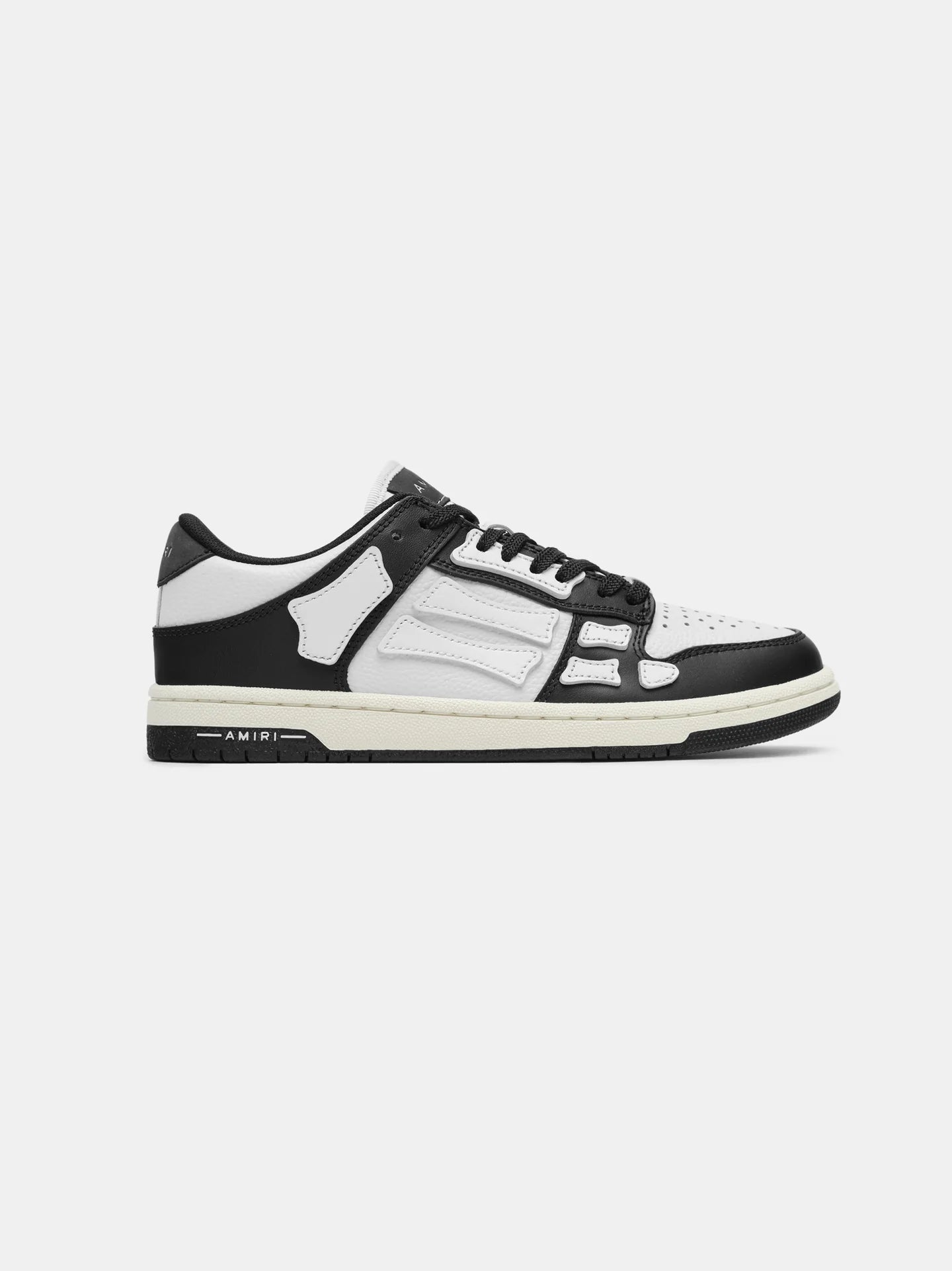 R.M god patch A M I R I black and white skeltop low