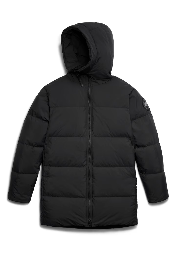 R.M God Wear Canada goose Puffer Black logo