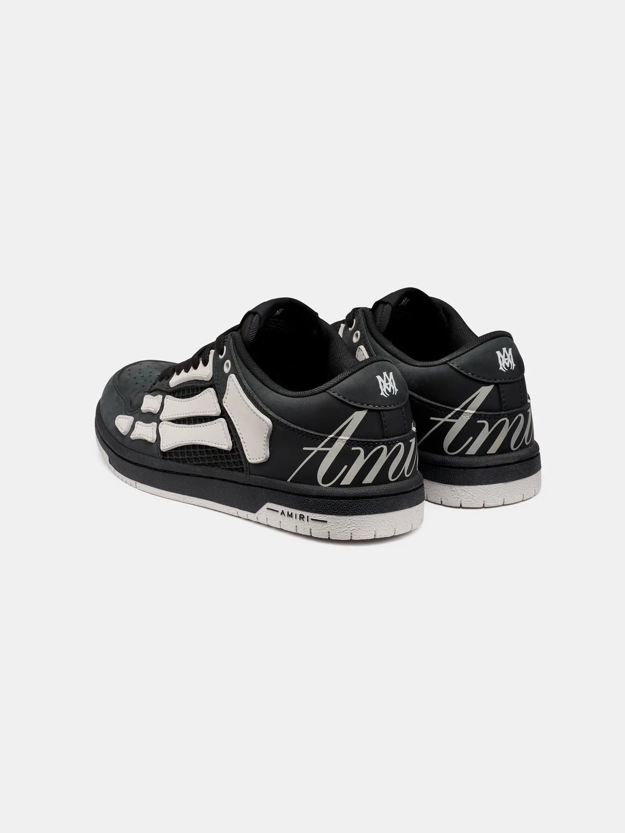 R.M God Patch black Amiri skeltop low cut