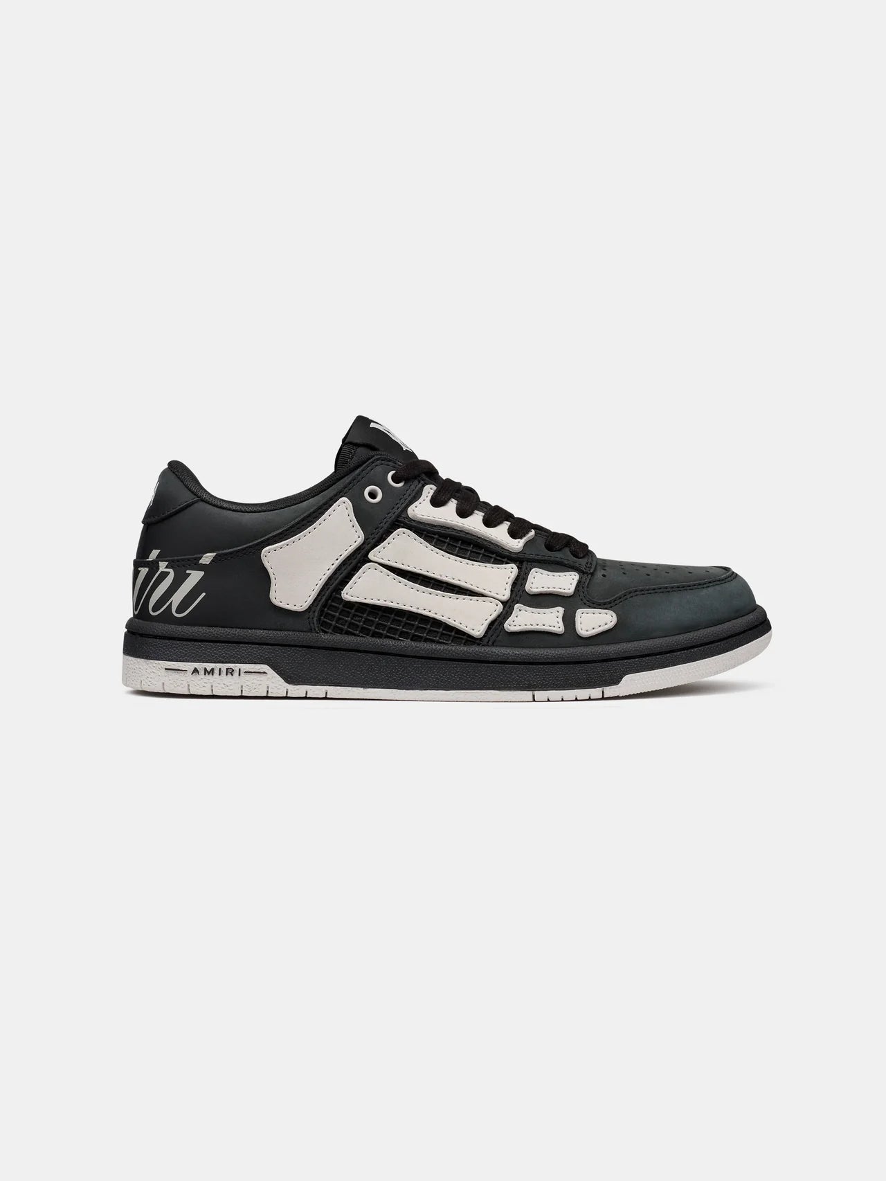 R.M God Patch black Amiri skeltop low cut
