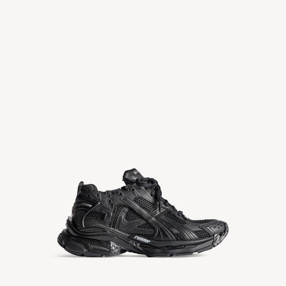 R.M God Patch black Balenciaga Runners