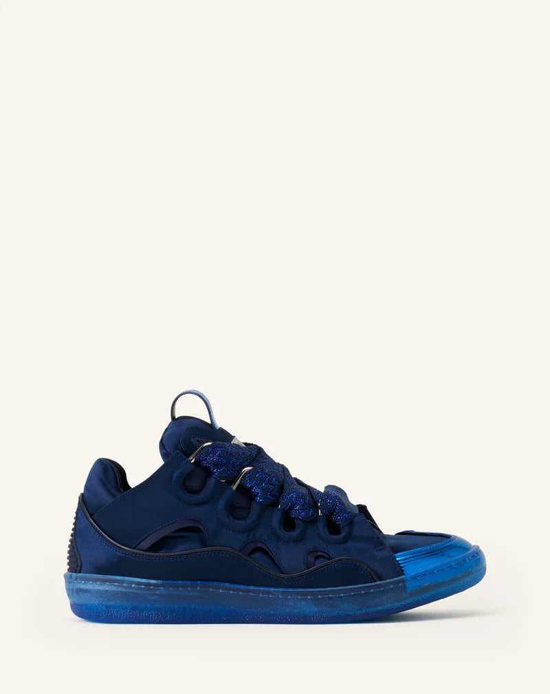 R.M God Patch Blue Lanvin Curb sneakers