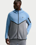 R.M Blue+Grey Nike tech hoodie