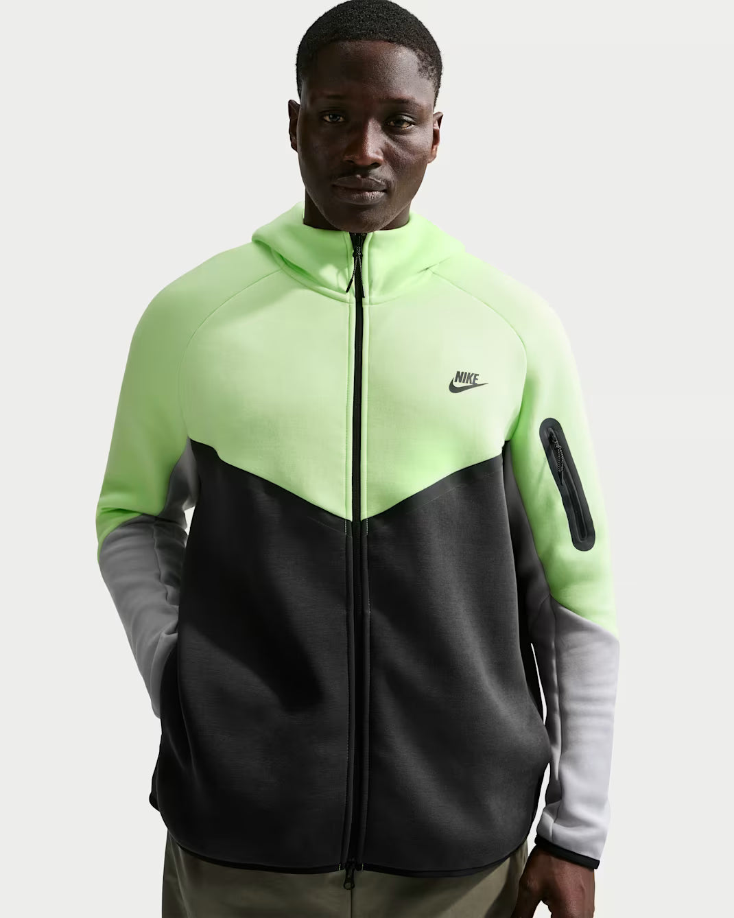 R.M Lime+Black Nike tech hoodie