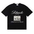 R.M Black 'heaven on earth' Rhude Tee