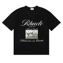 R.M Black 'heaven on earth' Rhude Tee