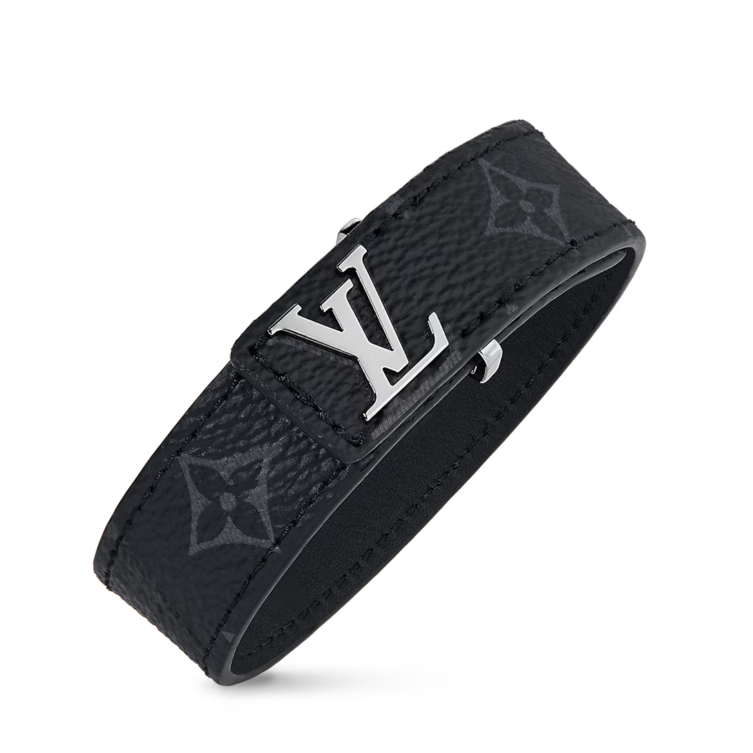 Black LV slim bracelet