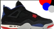 R.M god patch JORDAN 4's