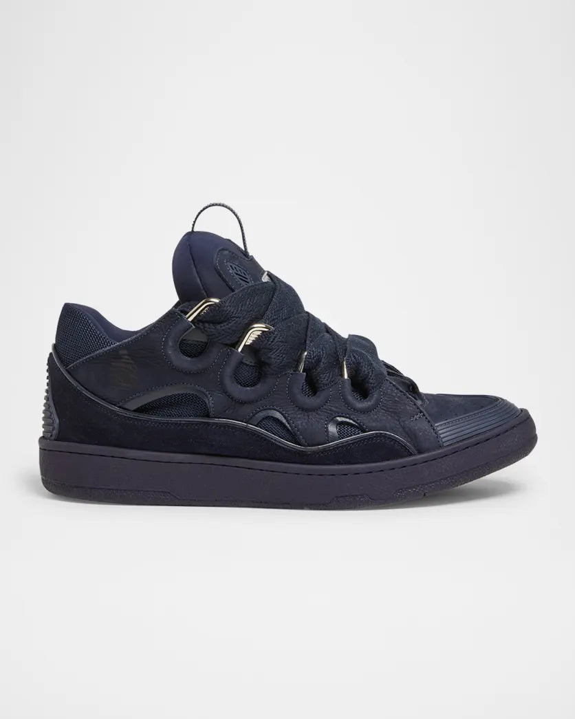 R.M God Patch Black Lanvin Curb sneakers