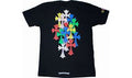 R.M Chrome Heart Multi Color Cross Cemetery T-Shirt